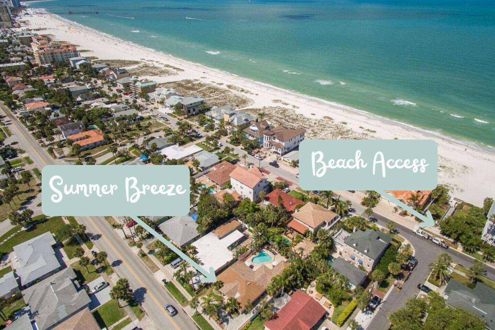 Summer Breeze - Weekly Beach Rental Clearwater Beach Exteriör bild